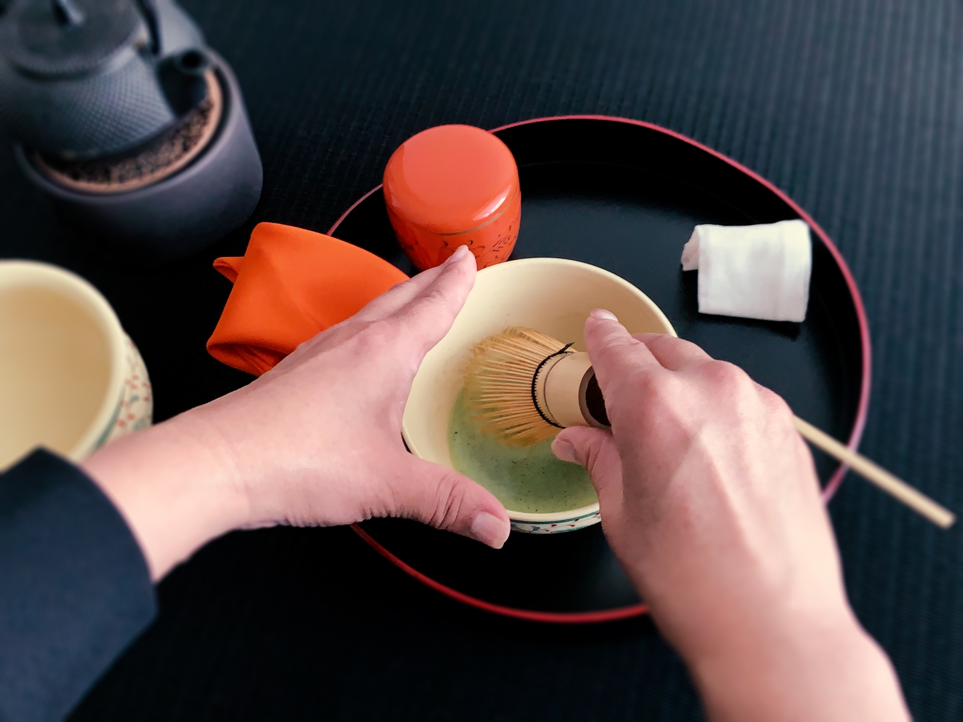 【1月】テーブル茶道<br>季節の和菓子付き